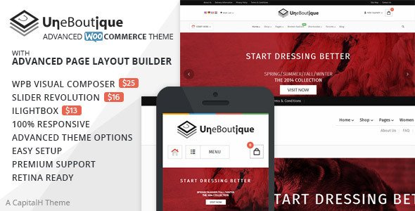 Une Boutique - Advanced WooCommerce Theme
 FXTheme