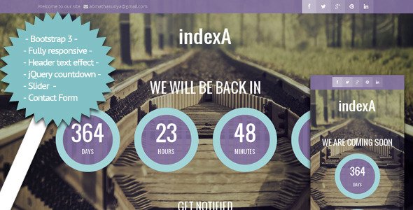 indexA - coming soon template
 FXTheme