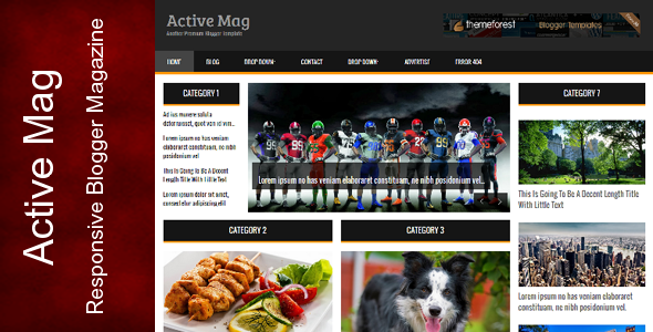 Active Mag - Responsive Blogger Template
 FXTheme