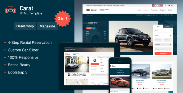 Carat - Responsive Automotive Drupal Theme
 FXTheme