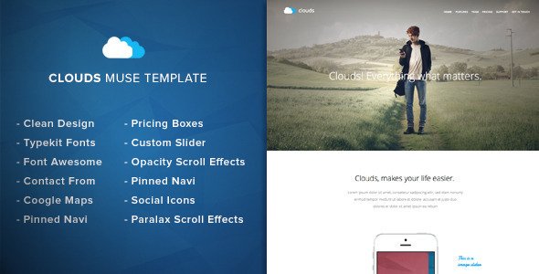 Clouds - Adobe Muse Template
 FXTheme
