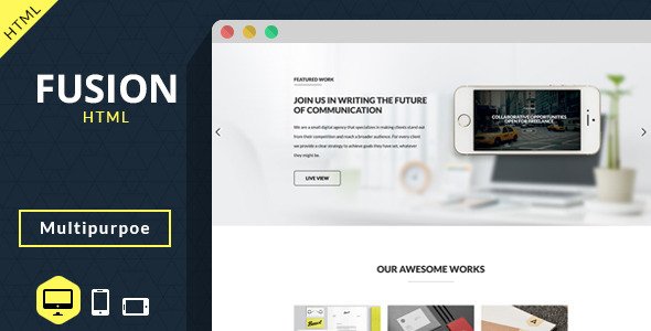 Fusion - HTML Multipurpose
 FXThemeSiteTemplates