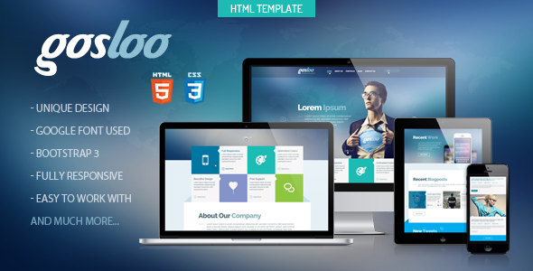Gosloo - Responsive Portfolio Template
 FXTheme
