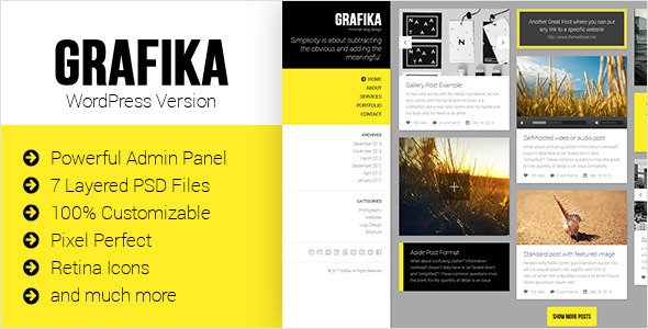 Grafika - Full Screen Portfolio & Blog Theme
 FXTheme