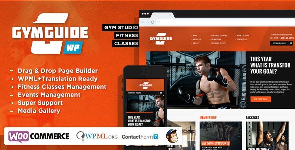 Gym Guide - Fitness Sport Wordpress Theme
 FXTheme