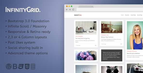 InfinityGrid - Personal blogging theme
 FXTheme