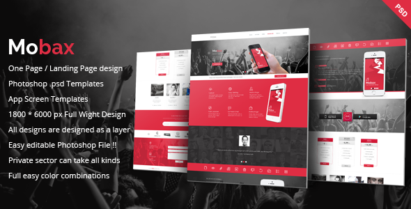 Mobax - App LandingPage Templates
 FXTheme