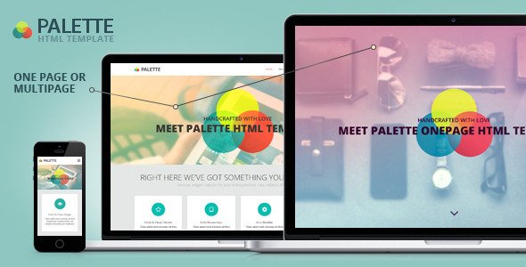 PALETTE - Bootstrap Parallax HTML Template
 FXTheme