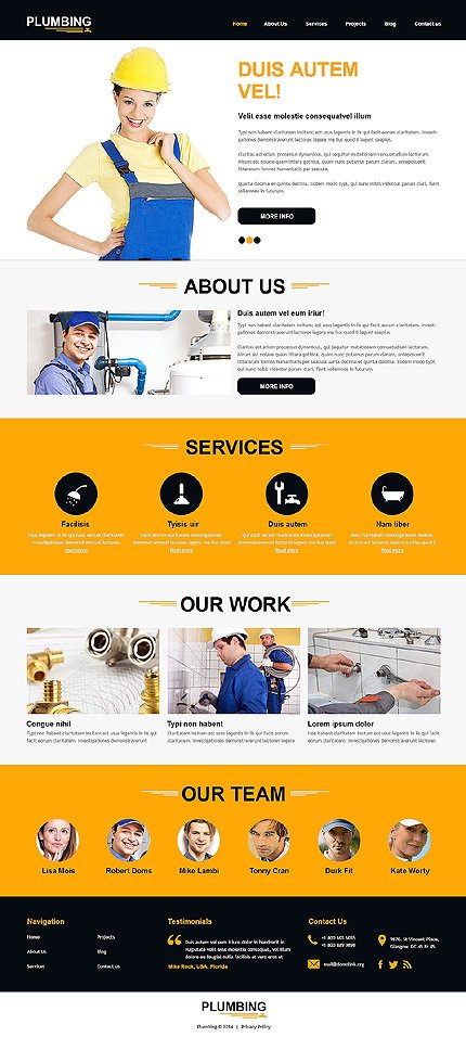 Positive Construction Company Joomla TMT