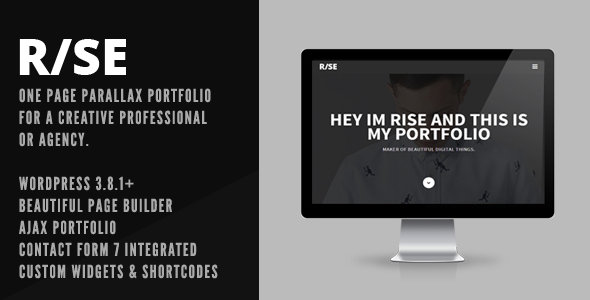 Rise - Responsive One Page Parallax WP Theme
 FXTheme