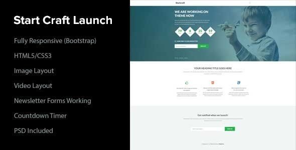 Start Craft Launch Page
 FXThemeSiteTemplates