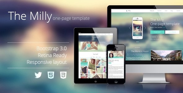 The Milly - One Page Template
 FXTheme