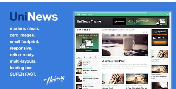 UniNews - Responsive & Retina WordPress Magazine
 FXTheme