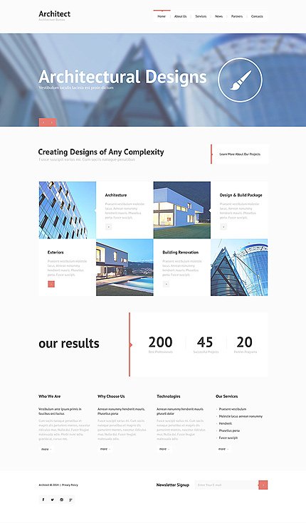 White Construction Company Joomla Template by Elza TMT