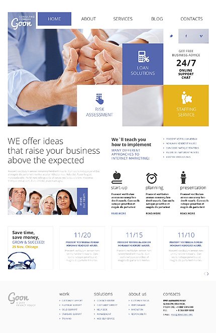 White Consulting Joomla Template by Glenn TMT