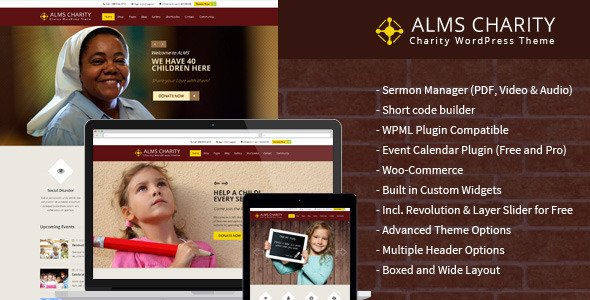 Alms - Church & Ministry Responsive Theme
 FXTheme