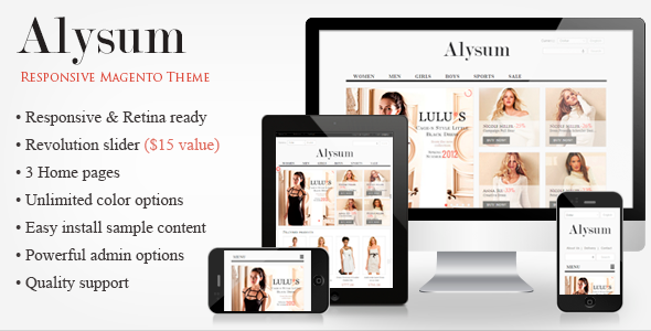 Alysum - Premium Responsive Magento Theme
 FXTheme