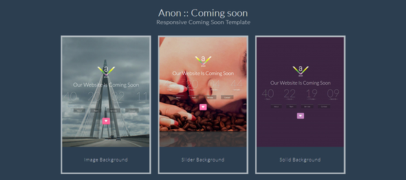 Anon coming soon template
 FXTheme SiteTemplates