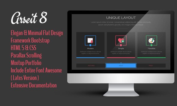 Arseit - Onepage Creative Bootstrap
 FXTheme