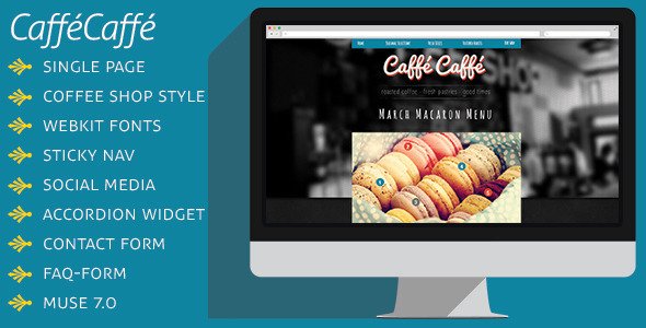 CafféCaffé Coffee Shop Muse Template
 FXTheme