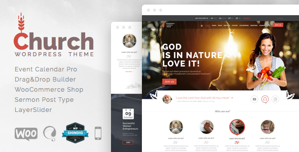 Church and Events - Responsive WordPress Theme
 FXTheme