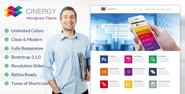 Cinergy - Modern Business Wordpress Theme
 FXTheme