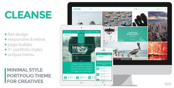 Cleanse - Minimal Style WordPress Portfolio Theme
 FXTheme