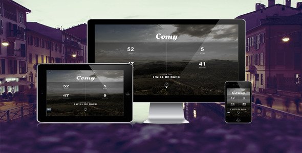 Comy-Responsive Html Coming Soon Template
 FXTheme