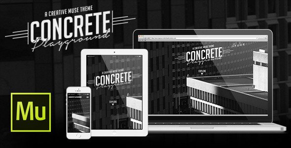 Concrete Playground 1 Page Muse Theme
 FXTheme
