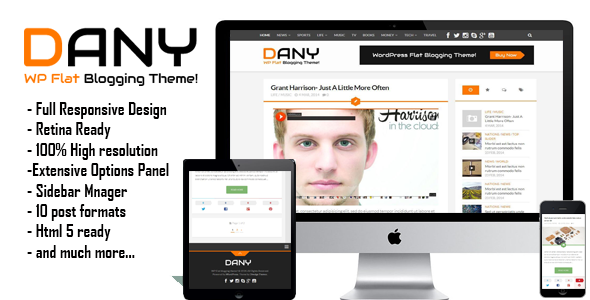 Dany - Elegant WordPress Blogging Theme
 FXTheme