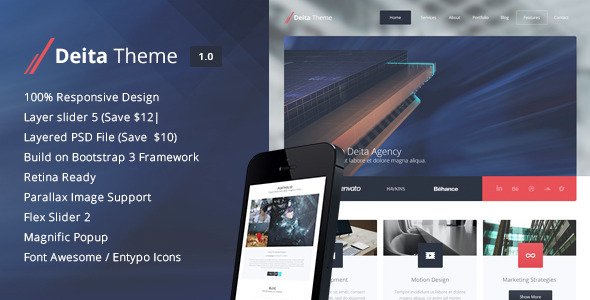 Deita Theme - Responsive Agency HTML Template
 FXTheme