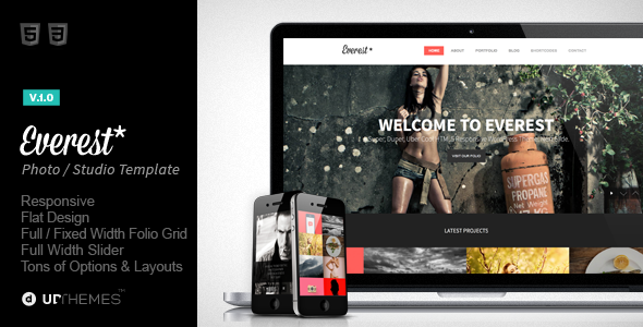 Everest - Responsive Portfolio HTML5 Template
 FXTheme
