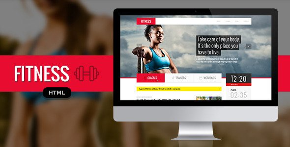 Fitness Responsive HTML Template
 FXTheme