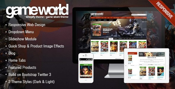Game Store Shopify Theme - GameWorld
 FXTheme