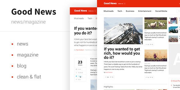 Good News — News&Magazine Template
 FXTheme