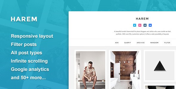 Harem - Responsive Header Theme
 FXTheme