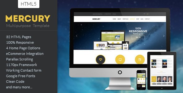 MERCURY - Multipurpose HTML5 Template
 FXTheme