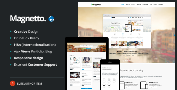 Magnetto - Responsive Drupal Theme
 FXTheme