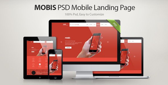 Mobis - App Landing Page
 FXTheme PSDTemplates