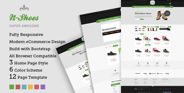 N-Shoes – Premium Responsive HTML5 Store Template
 FXTheme