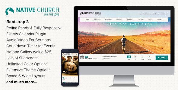 NativeChurch - Multi Purpose Wordpress Theme
 FXTheme