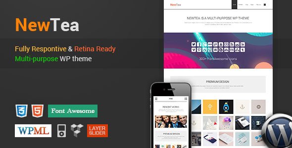 NewTea - Responsive-Retina Multi-Purpose WP Theme
 FXTheme