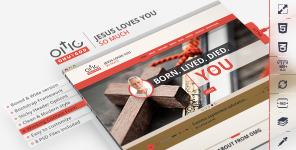 OMG - Religion Style HTML Single Page
 FXTheme