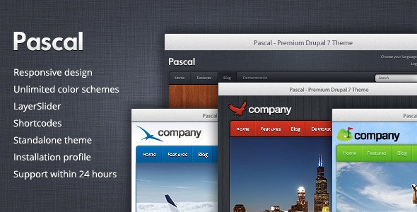 Pascal - Responsive Drupal 7 Multipurpose Theme
 FXTheme