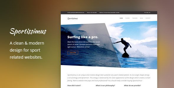 Sportissimus PSD
 FXTheme PSDTemplates