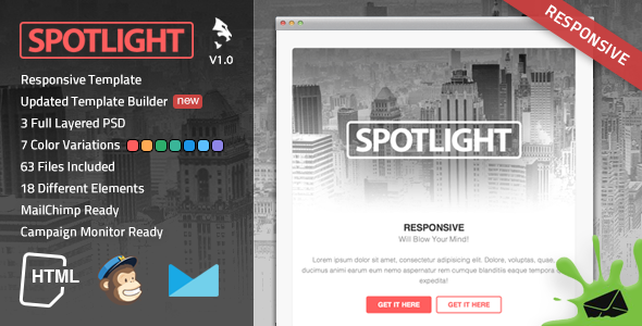 Spotlight Responsive Email Template
 FXTheme