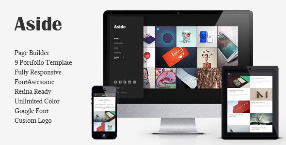 Aside - Photo Portfolio Sidebar WordPress Theme
 FXTheme