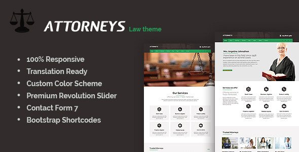 Attorney - Corporate Wordpress Theme
 FXTheme