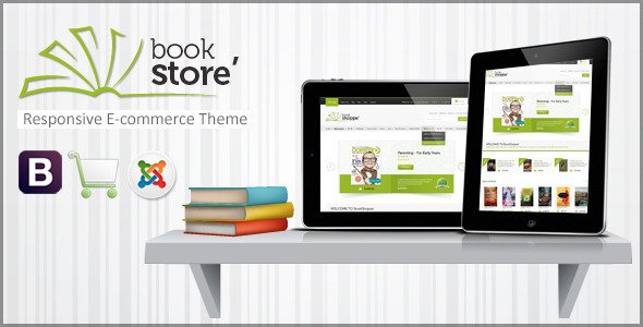 Book Store Responsive Joomla Shopping Cart Theme
 FXTheme