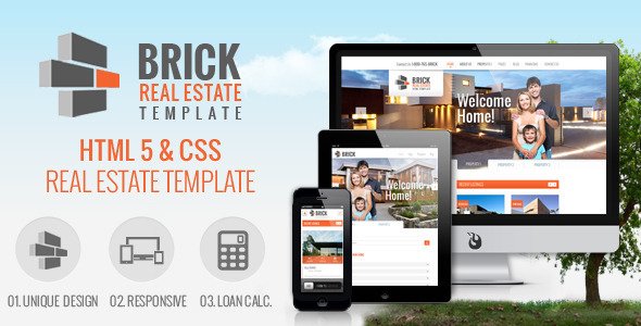 Brick - Responsive Real Estate Site Template
 FXTheme